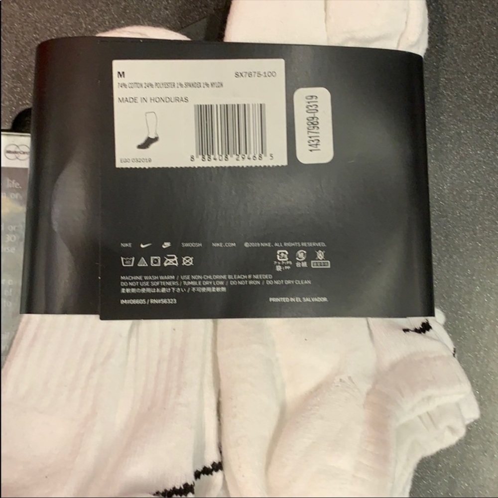 NIKE EVERYDAY COTTON CUSHIONED NO SHOW men’s socks - Picture 12 of 16